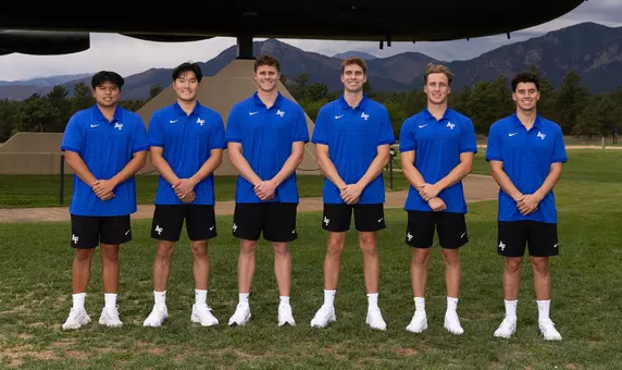 Air Force men's water polo senior class of 2026-27