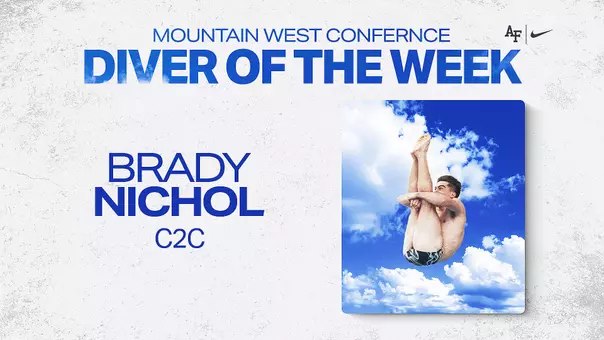Brady Nichol Mountain West Men's Diver of the Week