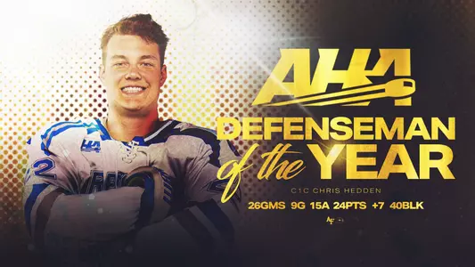 Hedden Defenseman of the Year