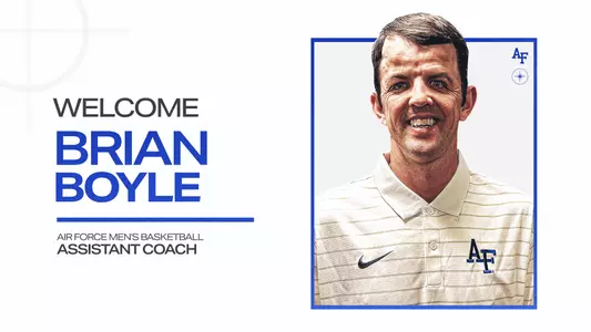 Brian Boyle joins Air Force men's basketball as an assistant coach for 2026-27.