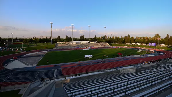 Overview of Veterans Memorial Stadium in Clovis, CA