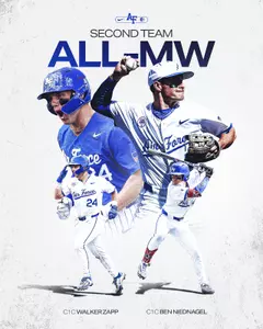 Walker Zapp and Ben Niednagel All-Mountain West Second Team Graphic