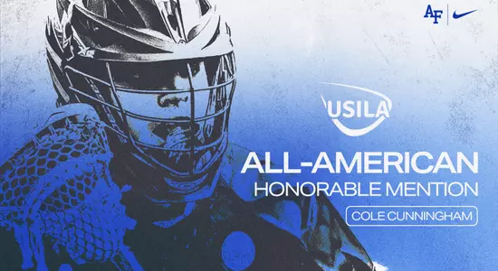 Cole Cunningham graphic celebrating USILA All-America