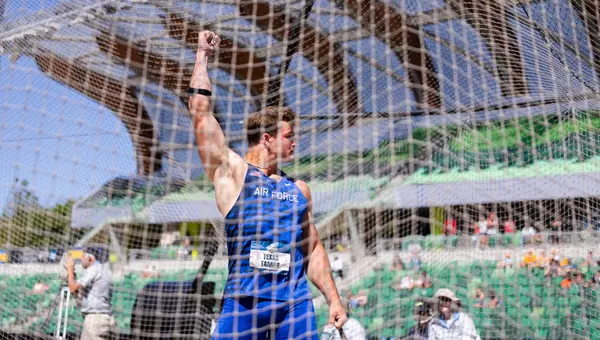 Texas Tanner claimed the discus title at the 2026 USATF Outdoor and Para Championships on July 25.