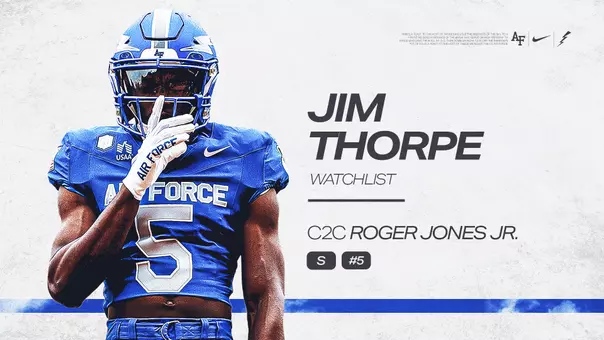 Roger Jones Jr. named to Thorpe Award Watch List