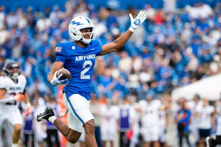 Korey Johnson returned a fumble for a touchdown vs. Bucknell
