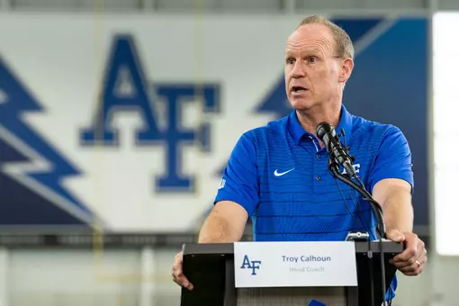 Head Coach Troy Calhoun from Air Force Football Media Day, Aug. 4, 2026