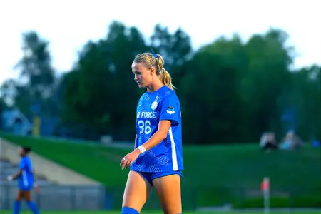 Kendall Rippley on the pitch against Northern Colorado in Greeley