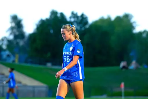Kendall Rippley on the pitch against Northern Colorado in Greeley