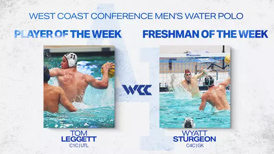 Tom Leggett and Wyatt Sturgeon WCC players of the week graphic