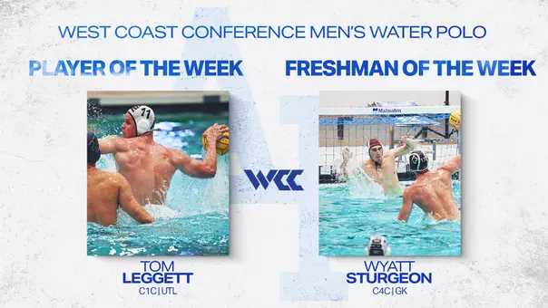 Tom Leggett and Wyatt Sturgeon WCC players of the week graphic