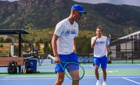 Muyang Yi and Langdon Tingleaf in opening day of 2026 ITA Bedford Cup In The Mtns.