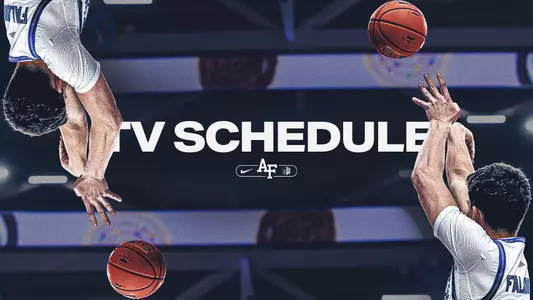 Men's Basketball TV schedule release graphic