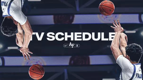 Men's Basketball TV schedule release graphic