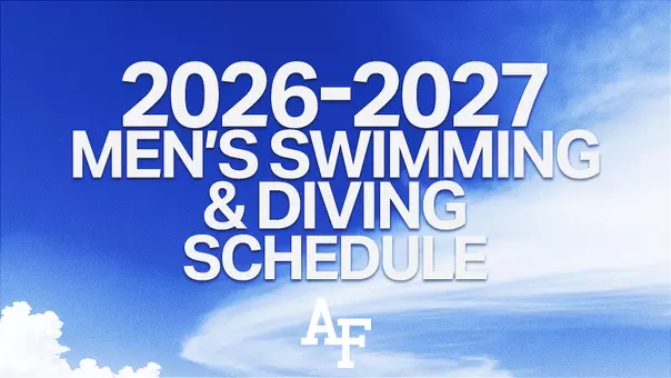 Men's Swimming and Diving Schedule Release Website Grapic