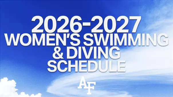 Women's Swimming and Diving Schedule Graphic Website