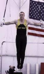 Jared Breeden posted his first win of the season on still rings