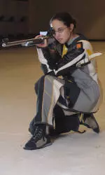 Smallbore champion Kelly Buck