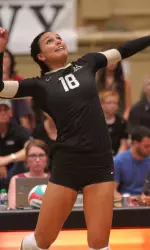 Senior co-captain Francine Vasquez