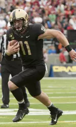 A.J. Schurr scored four rushing touchdowns in the second half.