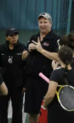 Head coach Paul Peck