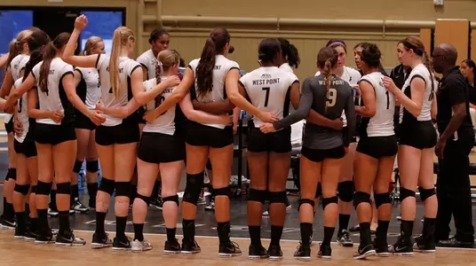 Volleyball Team Huddle