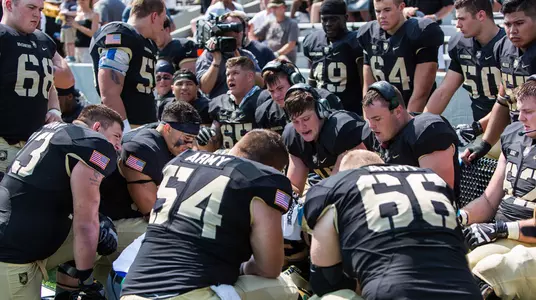 Football huddle