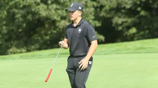 James McKee walks on the green in the annual Army-Navy Star Match in 2018