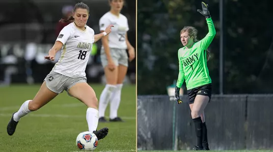 Sydney Witham and Sydney Cassalia were named to the All-Patriot League teams in 2018