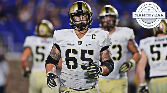 Senior center Bryce Holland was named a semifinalist for the 2018 Jason Witten Collegiate Man of the Year Award