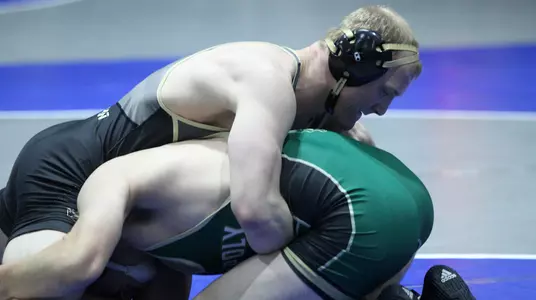 Alex Hopkins won the 197 pound title at the 2018 Black Knight Invite