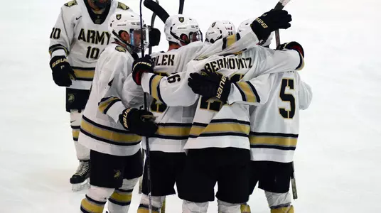 Hockey celebration vs. Niagara
