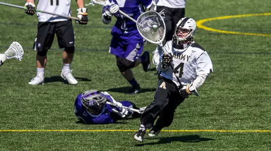 AJ Barretto (4) of Army
Army Black Knights vs. Holy Cross Crusaders
NCAA Division I Men's Lacrosse
Michie Stadium - West Point, NY
March 17, 2018