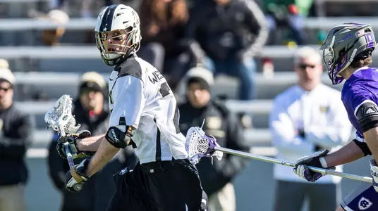 Ted Glesener (21) of Army
Army Black Knights vs. Holy Cross Crusaders
NCAA Division I Men's Lacrosse
Michie Stadium - West Point, NY
March 17, 2018