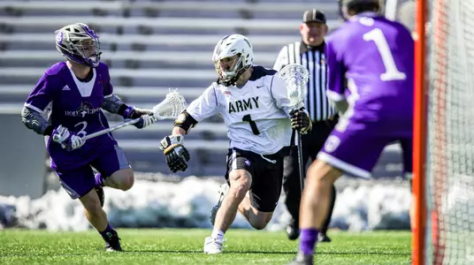 Matt Manown (1) of Army
Army Black Knights vs. Holy Cross Crusaders
NCAA Division I Men's Lacrosse
Michie Stadium - West Point, NY
March 17, 2018
