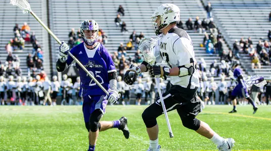 Sean O'Brien (32) of Army and Sean New (25) of Holy Cross
Army Black Knights vs. Holy Cross Crusaders
NCAA Division I Men's Lacrosse
Michie Stadium - West Point, NY
March 17, 2018