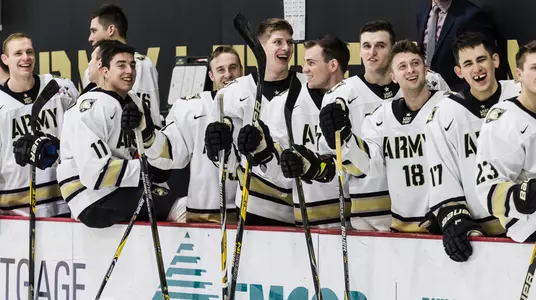 Army vs Sacred Heart Hockey at Tate Rink, February 24, 2018. (US Army Photo By Cadet Alex Gudenkauf)