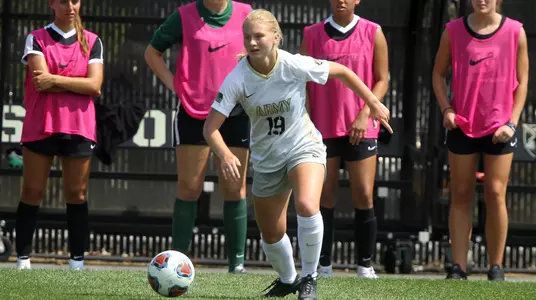 Kalie Rosenberger's first two goals of her career gave Army a 2-1 win over Binghamton