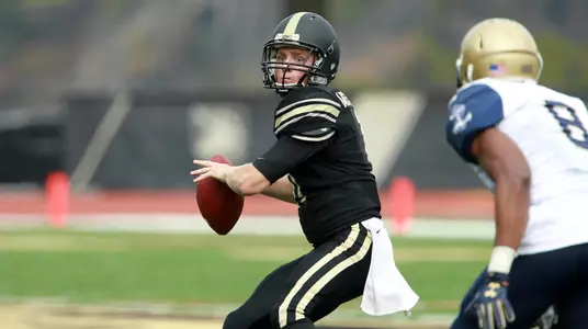 Keegan West passing vs. Navy