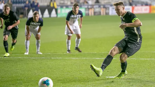 Keenan O'Shea scores on the penalty kick