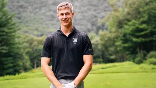 Gunnar Doyle on the course at West Point during his junior season with the Black Knights.