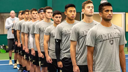 men's tennis team at Veterans Day Challenge
