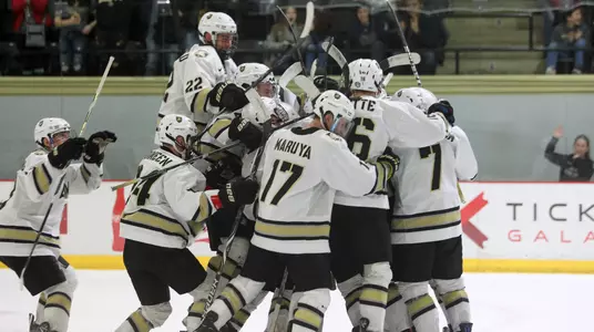 Hockey wins in overtime against Mercyhurst
