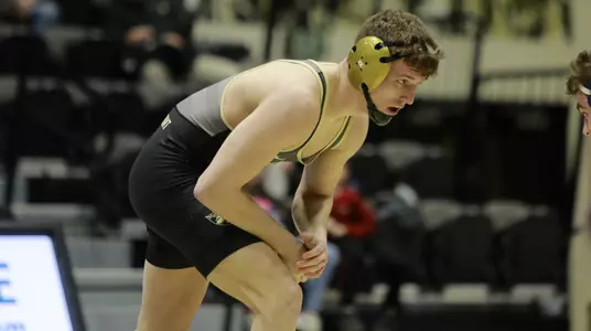 Cael McCormick earned his eighth dual win of the season against Lehigh