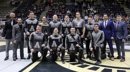 Army's seniors were honored before the team's third-straight win over Navy