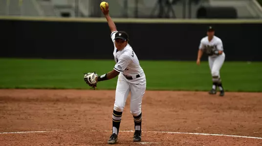 Taylor Drayton recorded two hits and struck out five against Columbia and La Salle on Saturday