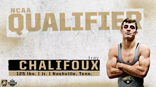 Trey Chalifoux earned a bid to the NCAA Championships as an alternate on Monday