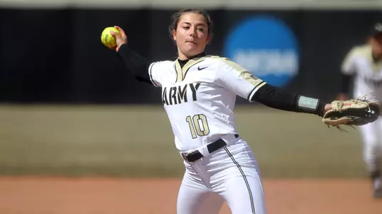 Macey Newbary's one-hit effort led Army to a win over Holy Cross in the Patriot League opener