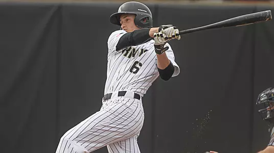 Trey Martin finished with four hits in Saturday's doubleheader with Bucknell.