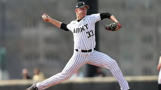 Daniel Burggraaf earned his third win of the year on Saturday against Navy.